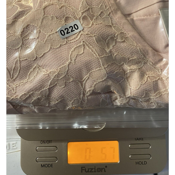 Chicos 2 / Large Lace Front Top Button Back Pale Pink Soft Girl Romantic Pastels - Picture 13 of 13